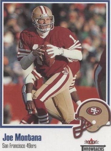その他 Joe Montana Auto psa9 2002 Fleer Throwbacks Joe Montana Greats of Game Auto PSA 9