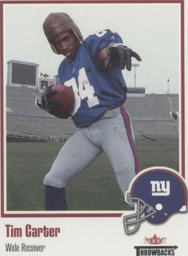2002 Fleer Throwbacks Tim Carter #104