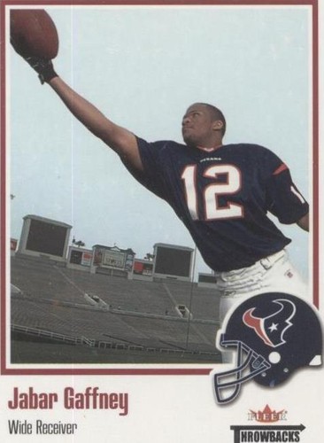 2002 Fleer Throwbacks Jabar Gaffney #109