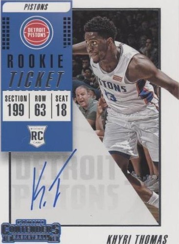 2018-19 Panini Contenders - Khyri Thomas #109