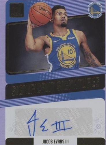 2018-19 Panini Donruss - Jacob Evans III #SS-JEV