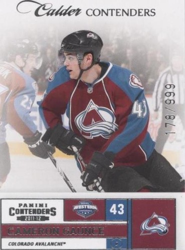 2011-12 Panini Playoff Contenders - Cameron Gaunce #165