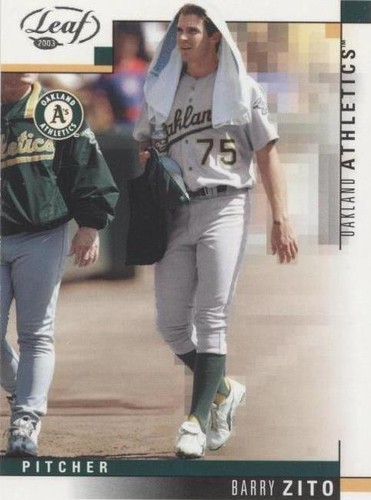 2003 Leaf - Barry Zito #78