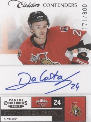 2011-12 Panini Playoff Contenders - Stephane Da Costa #236