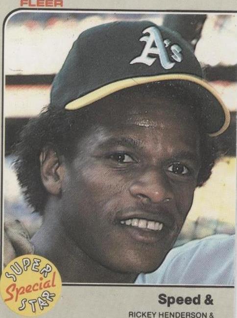 Fleer 1983 - Rickey Henderson #646