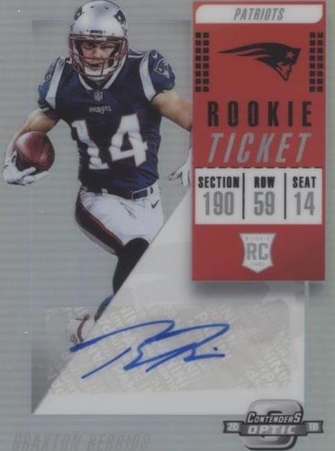 2018 Panini Contenders Optic Braxton Berrios #169