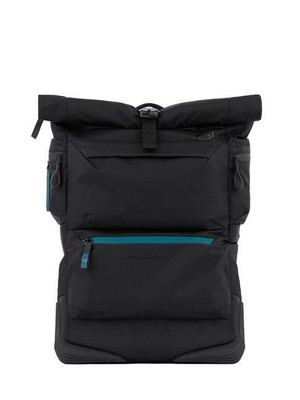 Pre-owned Piquadro Rucksack  Corner 2.0 Tess Tür Pc15,6, Att Fahrrad Schwarz Nd Wahl = P