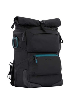 Pre-owned Piquadro Rucksack  Corner 2.0 Tess Tür Pc15,6, Att Fahrrad Schwarz Nd Wahl = P
