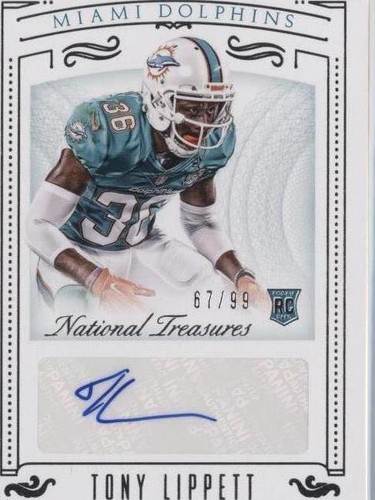 2015 Panini National Treasures Tony Lippett #194