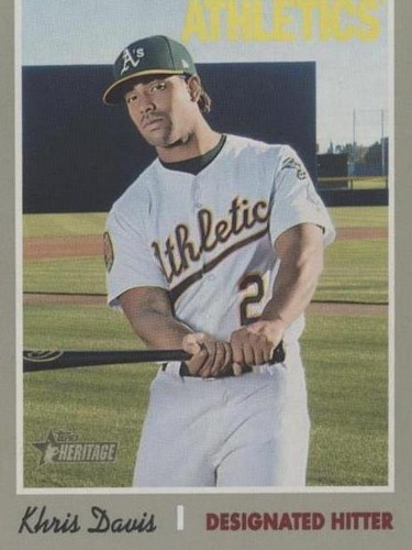 2019 Topps Heritage - Khris Davis #432