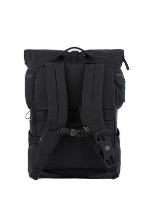 Pre-owned Piquadro Rucksack  Corner 2.0 Tess Tür Pc15,6, Att Fahrrad Schwarz Nd Wahl = P