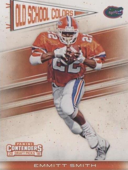 2018 Panini Contenders Draft медиаторы Эммитт Смит No9