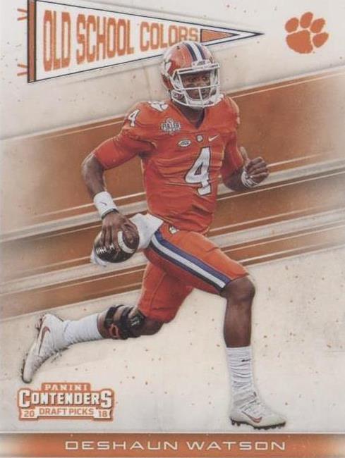 2018 Panini Contenders Draft Picks Deshaun Watson #8