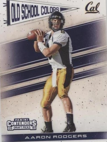 2018 Panini Contenders Draft Picks Aaron Rodgers #1