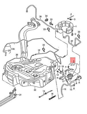 Genuine AUDI Diagnosis Pump For Fuel System 8J0906201A