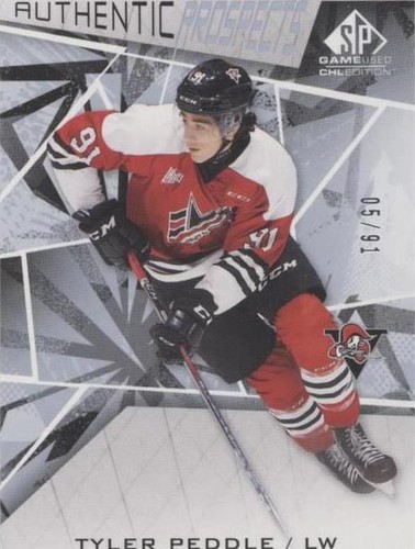 2021-22 Upper Deck SP Game Used CHL Edition - Tyler Peddle #28