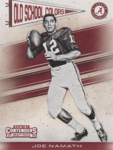 2018 Panini Contenders Draft Picks Joe Namath #13