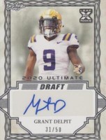 2020 Leaf Ultimate Draft Grant Delpit #BA-GD1