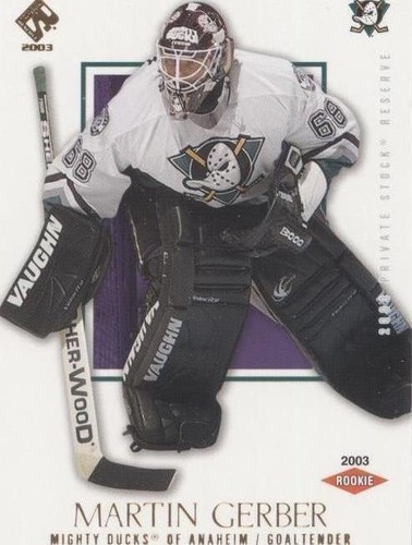 2002-03 Pacific Private Stock Reserve - Martin Gerber #152