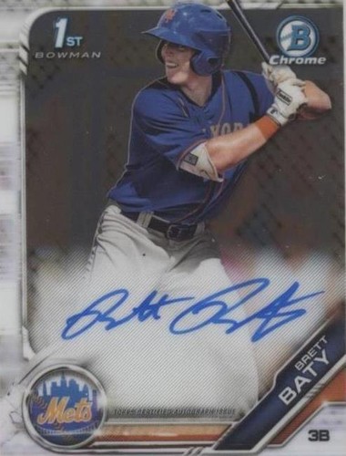2019 Bowman Draft - Brett Baty #CDA-BB