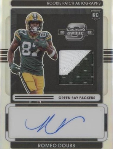 2022 Panini Contenders Optic Romeo Doubs #RPA-RD