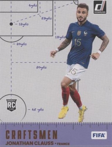 22-23マルセイユ クラウスさん Jonathan Clauss 2022-23 Donruss Soccer #90 Olympique de