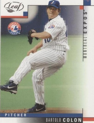 2003 Leaf - Bartolo Colon #196