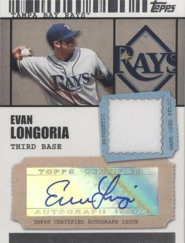 2009 Topps Ticket To Stardom - Evan Longoria #TSAR-EL
