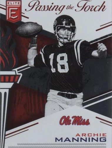 2017 Panini Elite Draft Picks Archie Manning Peyton Manning #16