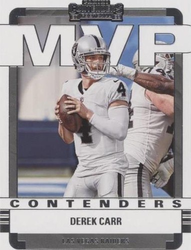 2022 Panini Contenders Derek Carr #MVP-DCA