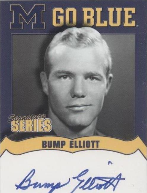 2002 TK Legacy Michigan Wolverines Bump Elliott #MGB11