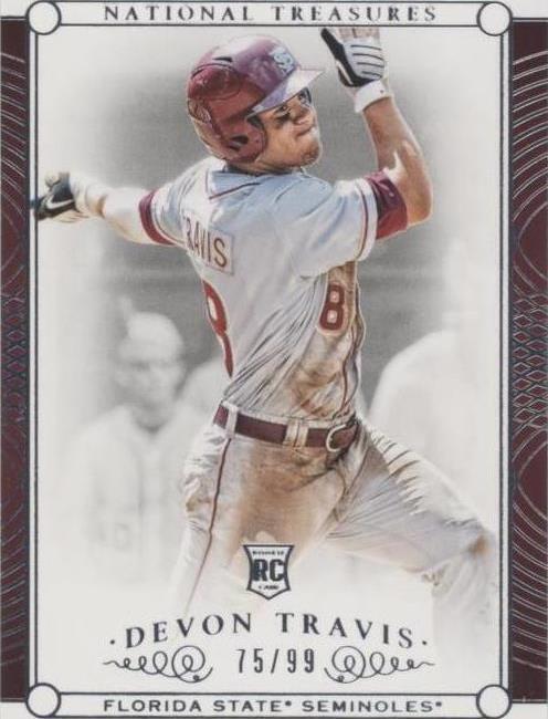 2015 Panini National Treasures College - Devon Travis #169