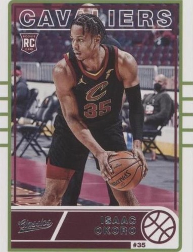 Isaac Okoro RC auto /8シリ 【PSA9】 2020-21 Panini Select Green White Purple Isaac Okoro Rookie