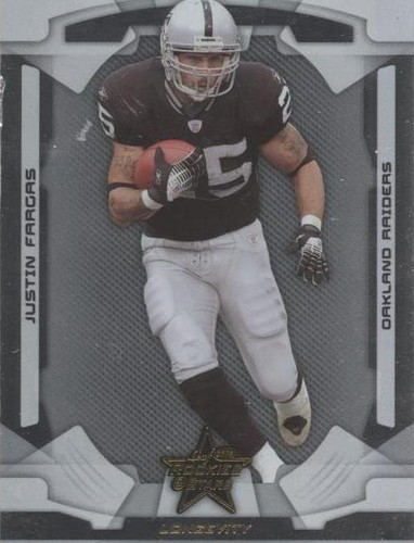 2008 Leaf Rookies & Stars Longevity Justin Fargas #70