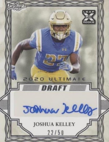 2020 Leaf Ultimate Draft Joshua Kelley #BA-JK2