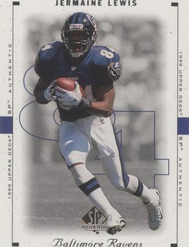 1999 SP Authentic Jermaine Lewis #8