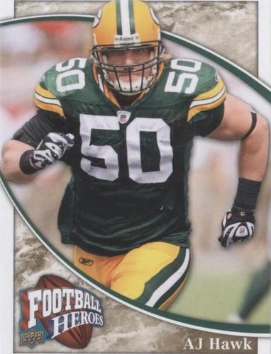 2009 Upper Deck Football Heroes A.J. Hawk #45