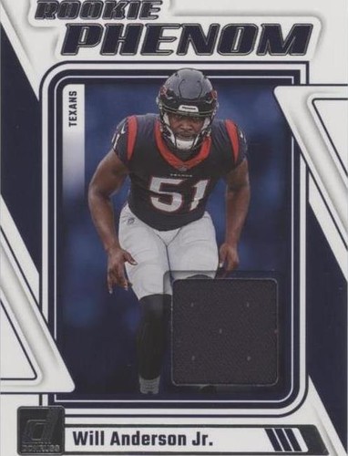 2023 Panini Donruss Will Anderson #RPJ-WAJ
