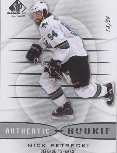 2013-14 SP Game Used Edition - Nicholas Petrecki #148
