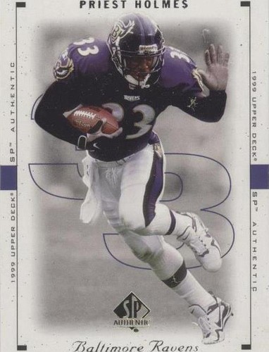 1999 SP Authentic Priest Holmes #7