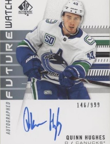 2019-20 SP Authentic - Quinn Hughes #163