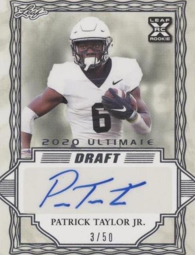 2020 Leaf Ultimate Draft Patrick Taylor Jr. #BA-PTJ