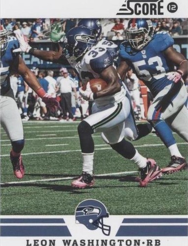 2012 Score Leon Washington #102