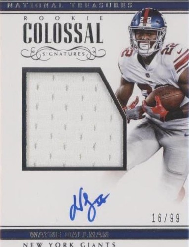 2017 Panini National Treasures Wayne Gallman #RCS-WG