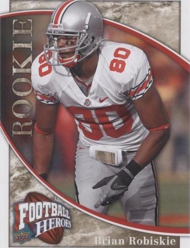 2009 Upper Deck Football Heroes Brian Robiskie #125