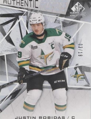 2021-22 Upper Deck SP Game Used CHL Edition - Justin Robidas #51