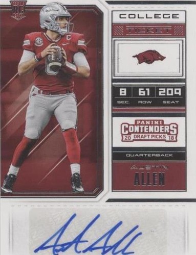 2018 Panini Contenders Draft Picks Austin Allen #278