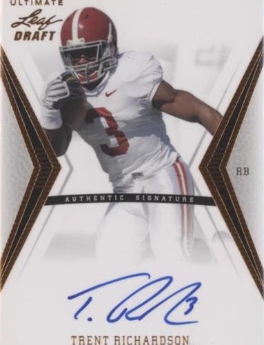 2012 Ultimate Leaf Draft Trent Richardson #TR1