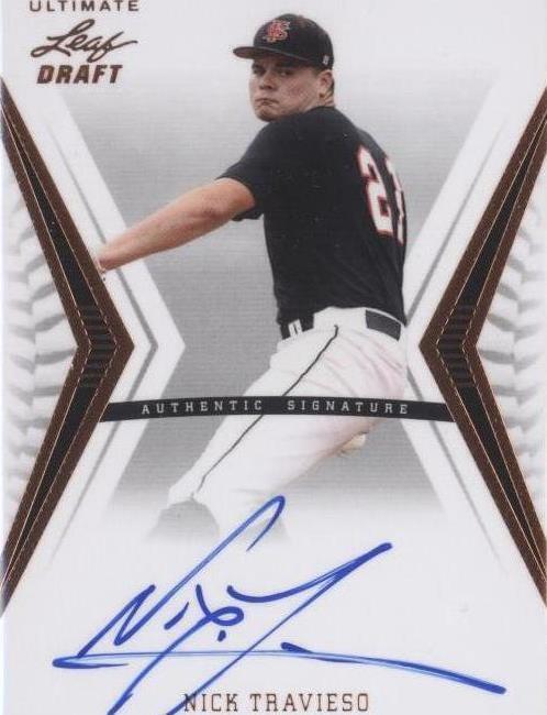 2012 Leaf Ultimate Draft - Nick Travieso #BA-NT1