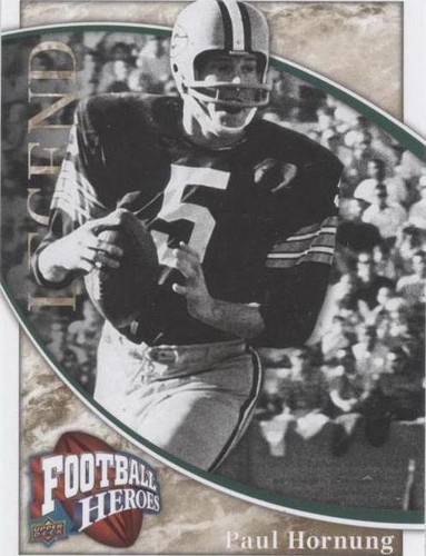 2009 Upper Deck Football Heroes Paul Hornung #204